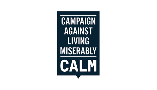 Campaign against living miserably, CALM. Home page.