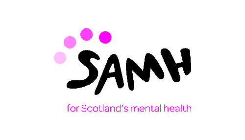 SAMH for Scotland's mental health Logo